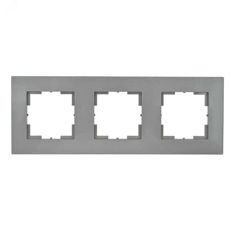 Аксиома Рамка трехместная МРФИ11.16.00.00 Алюминий - 121028 Кунцево