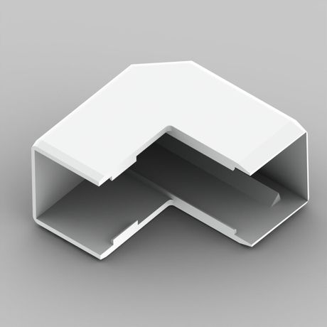 Угол внешний на 90 гр. LHD 20X20 8626HF (HB) (Цвет Белый) | 8626HF_HB Kopos