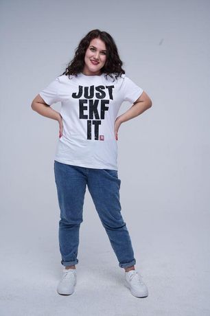 Футболка "Just бел. EKF it" S T-shirt_Justбел. EKFit_w_S T-shirt_JustEKFit_w_S