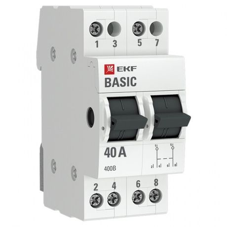 Переключатель трехпозиционный ТПС-63 2P 40А PROxima EKF TPS240