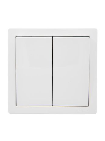 Выключатель 2-кл. ОП LETO бел. LEZARD 752-0200-101