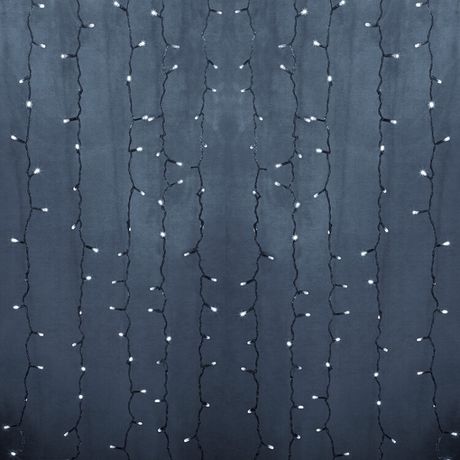 Гирлянда профессиональная Светодиодный Дождь 2х6м эффект водопада прозрачный провод 24В белый - 235-465 NEON-NIGHT