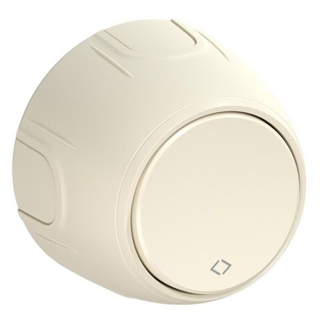 Выключатель перекрестный одноклавишный Rotondo, цвет бежевый - 7700962 ССТ