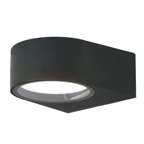 Светильник садово-парковый, 230V GX53, DH1201, черный (на стену) | 51326 FERON