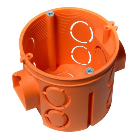 Коробка установочная углубленная 80-0510-2С стойкая к горению (ПВ-2) 68х62 (140шт/кор) IP20 | Промрукав Строитель