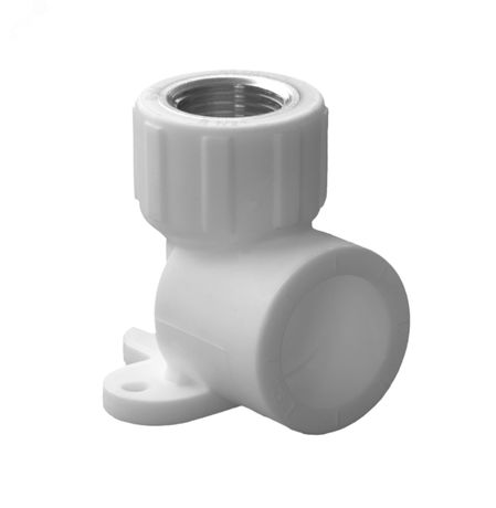 ВР комбинированная полипропиленовая PPR белая с креплением - 9400082512 Водорозетка 25х1/2' Политэк
