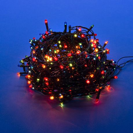 Гирлянда с контроллером UDL-S1500-300/DGA MULTI IP20 MINI 15м. 300 миниламп накаливания. мультиколор. шнур зеленый | UL-00003946 Uniel