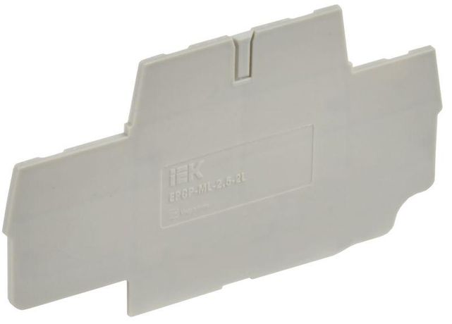 Заглушка для CP-ML 2 ур. 2,5мм2 серая | YCT23-00-2-K03-002-ZGL IEK