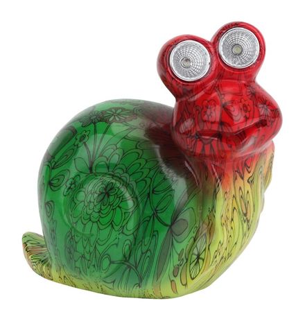 Светильник садовый Улитка на солнечной батарее полистоун 14см ERAFU01-02 ЭРА Б0038495