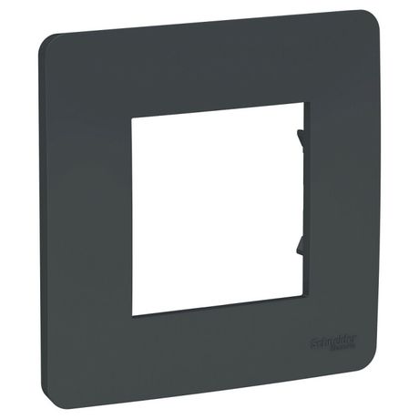 Рамка UNICA STUDIO однопостовая антрацит - NU200254 APC