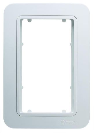 Рамка с вставкой для двойной розетки белая - 18002710 Lillium Makel