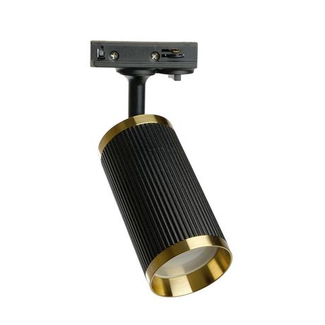 Светильник трековый AL174 под лампу GU10, черный античное золото, серия GATSBY | 48694 FERON