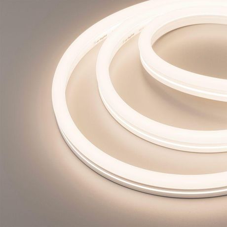 Лента светодиодная герметичная MOONLIGHT-SIDE-X336-12x24mm 230V Day4000 (11 W/m, IP65, 50m, wire x1) (ARL, Грибовидная форма, 336 LED/m) - 051903 Arlight