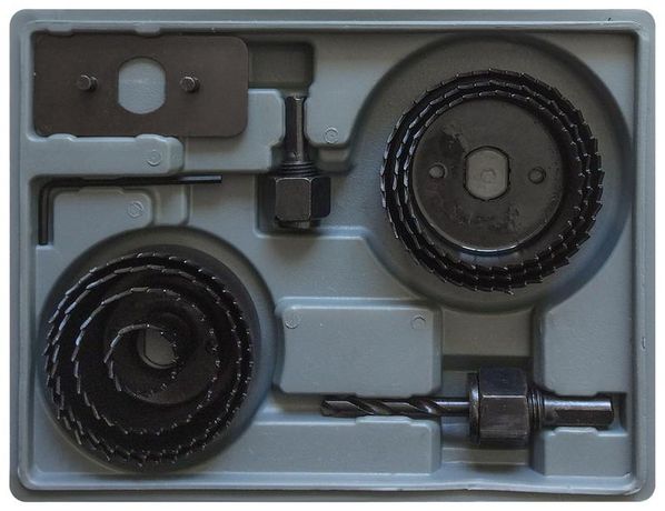 Набор пил круговых 22; 41; 54; 57; 60; 64; 67мм кейс (7 предметов) КУРС 36735