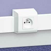 Суппорт 2мод. Mosaic для мини-плинтусов DLPlus 60х16/20 бел. Leg 030377 Legrand