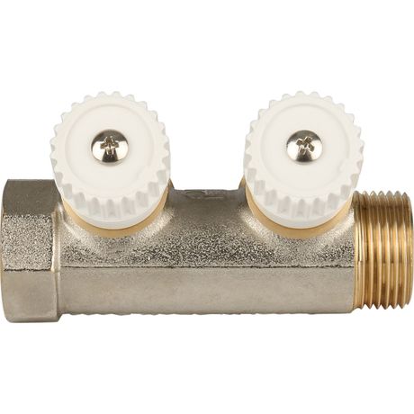 Коллектор распределительный 1', 2 отвода 3/4'ЕК - RG008S37S7JS9T STOUT SMB 6851 013402