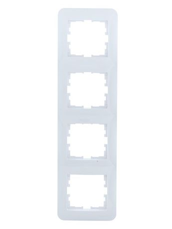 Рамка 4-м ASTI вертикал. бел. LEZARD 7081-0200-154