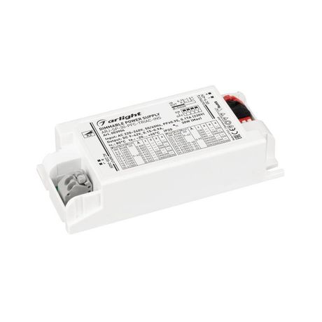 Блок питания ARJ-SP-30-PFC-TRIAC-INS 30Вт 9-42В 0.15-0.9А Arlight 053904 Arlight