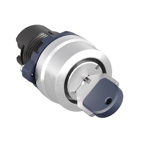 Головка переключателя с ключом на 2 положения фиксацией стандартная ручка, черный, алюминий | M22S-KL2A DKC ДКС