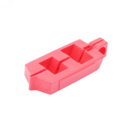 Блокиратор однополюсных миниатюрных автоматов с отверстием двух сторон в язычке выключателя BD-D21 - 11039 ПТК