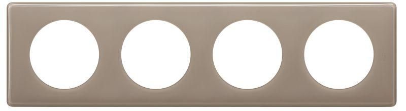 Рамка 4-м Celiane кофейн. глянец Leg 066614 Legrand