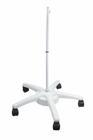 Стойка напольная мобильная для луп с подсветкой , пятилучевая, белая | 31-0820 REXANT MEET