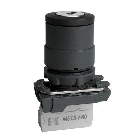 Переключатель OptiSignal D22 C5-SK-21 с ключем 2 поз пластик 1НО XB5AG21 |332184| КЭАЗ