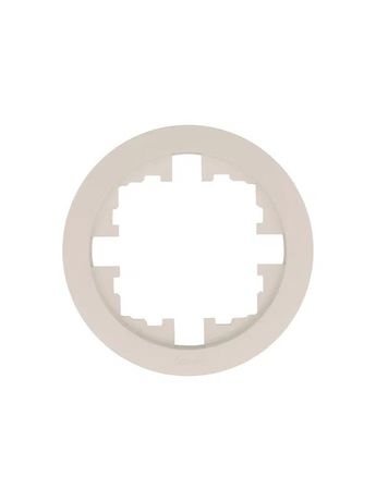 Рамка 1-м OSEN горизонт. круглая сл. кость LEZARD 744-9000-146