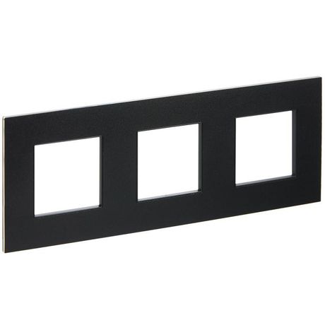 Рамка 3-м SKANDY SK-F33Bl металл черн. IEK SK-M32-M-K02