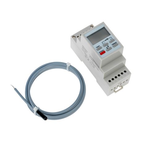 Терморегулятор цифровой RX-257 программируемый, c диапазонами работы (на DIN-рейку) | 51-0821 REXANT MEET