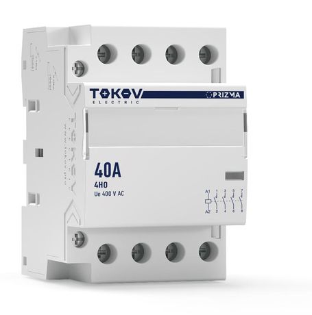 Контактор модульный 54мм 40А 230В АС 4НО PRIZMA TOKOV ELECTRIC TKE-PZ-MC-3-40-230-40 TOKOV ELECTRIC арт. TKE-PZ-MC-3-40-230-40