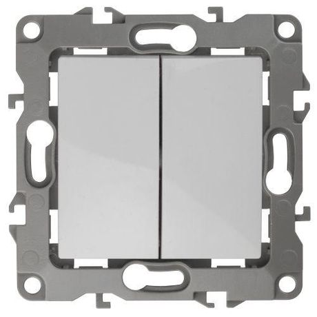 Переключатель перекрестный 2-кл. Эра12 12-1112-01 250В 10АХ бел. Эра Б0065269