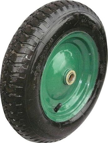 Колесо запасное 400х90х230мм для тачки 77552 (4.80дюйм/4.00дюйм-8дюйм) (посадка ширина 80мм диаметр 16мм ) FIT 77562д РОС