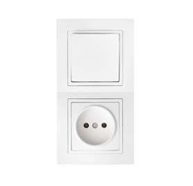 Беларусь Блок скрыт1-клвыкл+1местн роз В-РЦ-726 - Bylectrica