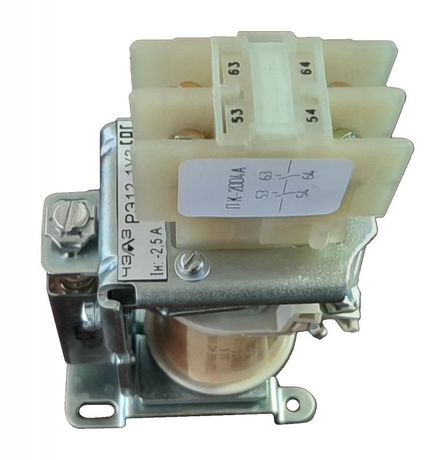 Реле тока РЭ-12-1-2.5А 1НО+1НЗ передн. присоед. ЧЭАЗ A8119-77941638