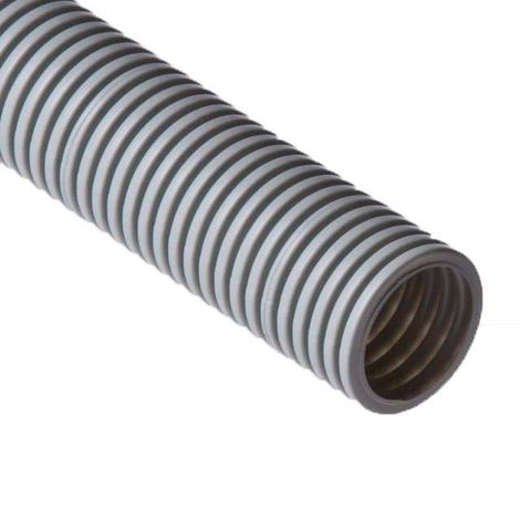 Труба гофрированная ПВХ тяжелая d63мм с протяжкой сер. (уп.15м) Ruvinil 16311 TYCO