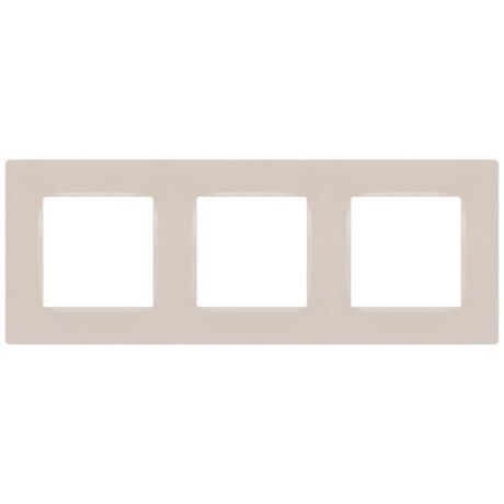 Рамка для розеток и выключателей Серия 12 12-5203-15 на 3 поста, Классик, перламутр | Б0067786 ЭРА