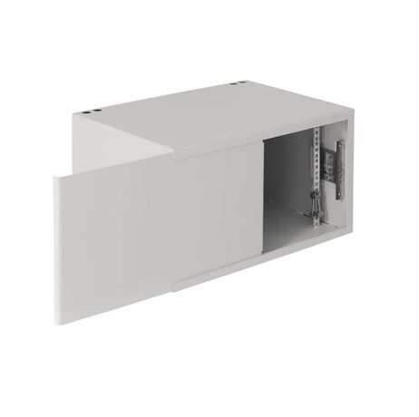 Шкаф антивандальный 7U 520х320х400мм OEM пенальный настенный сер. NETLAN EC-WP-075240-GY