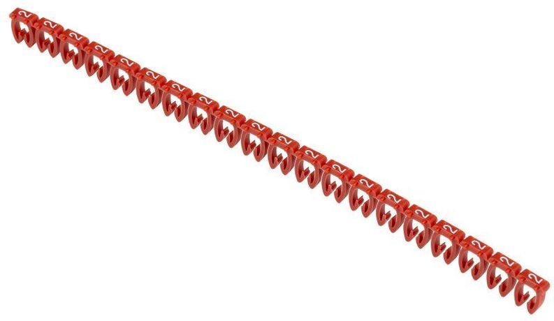 Маркер открытого типа KE 4-6мм2 символ '2' (500шт/упак) IEK - UMK-KE3-2