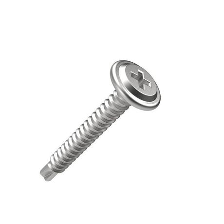 Саморез с прессшайбой сверло усиленный ГОСТ 4,2х25 (100 шт/1800 шт уп/кор) | PR17.00562 Промрукав Строитель