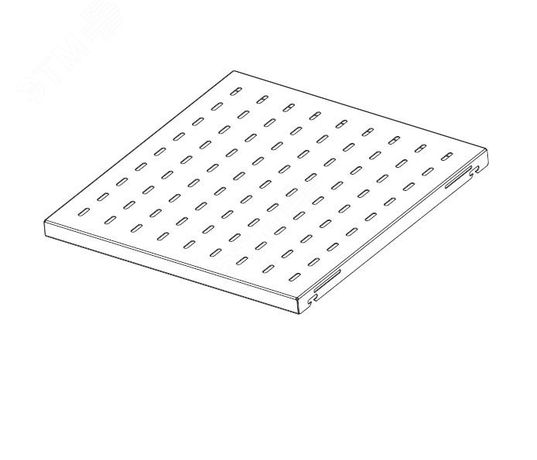 Полка приборная глубиной 500 мм для шкафов серии EMS шириной 600 и - EMS-RI-600.500 ЦМО