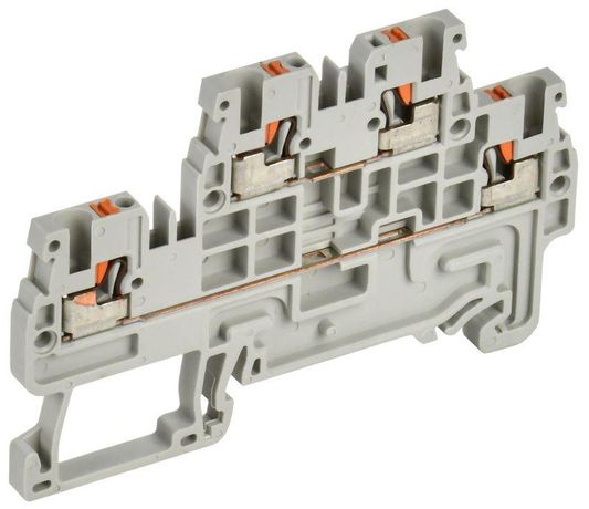 Колодка клеммная CP-ML 2 ур. 1,5мм2 серая | YCT23-00-2-K03-001 IEK