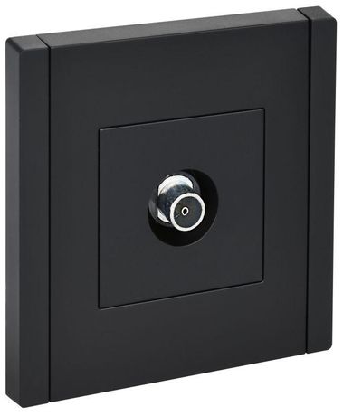 Розетка TV оконечная FORTE&PIANO FP128 черн. IEK FP-A10-O-K02