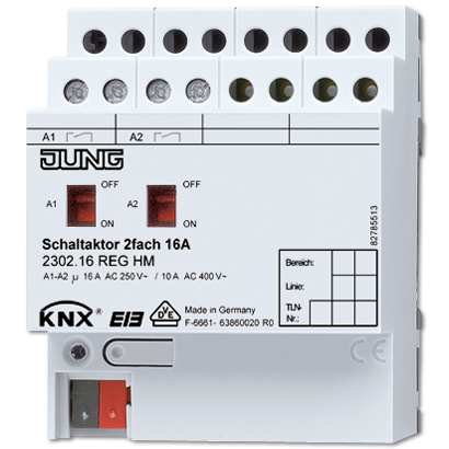KNX/EIB-актуатор| 2302.16REGHM |Jung
