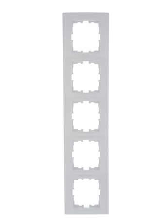 Рамка 5-м Karina горизонт. бел. LEZARD 707-0200-150