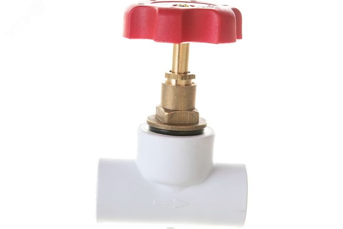 Вентиль 25 полипропиленовый PPR белый - 9700000025 Политэк