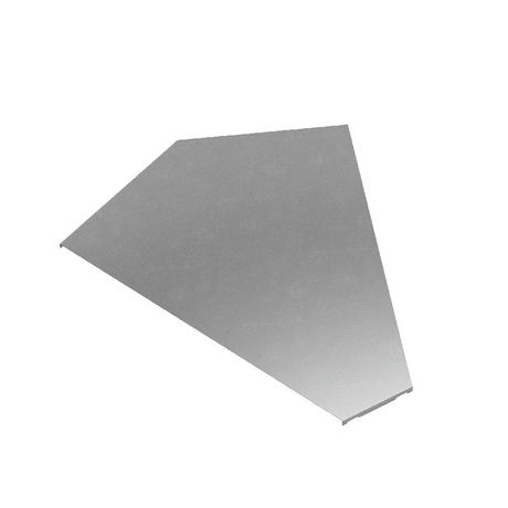 Крышка горизонтольного угла 45 гр. 600 мм ПЛЮС HD85 - PL15863 КМ-Профиль
