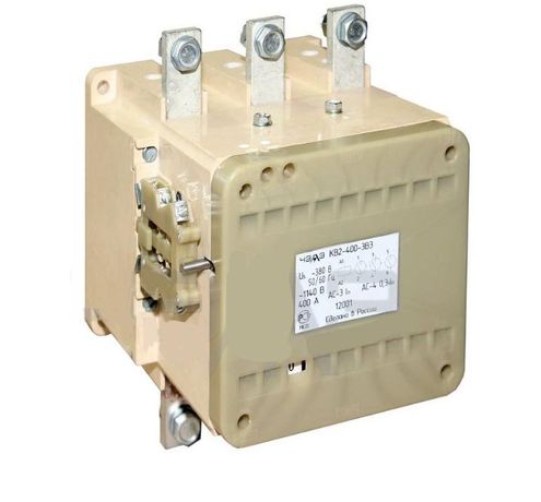 Контактор вакуумный КВ-2-400-3-Д В3 50В DC 4НО+4НЗ ЧЭАЗ A8119-T80130215