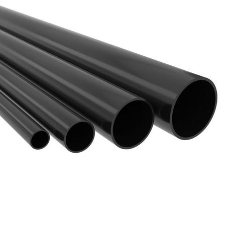 Труба ПВХ жёсткая гладкая д.20мм, лёгкая, 3м, цвет черный | 63920B DKC ДКС