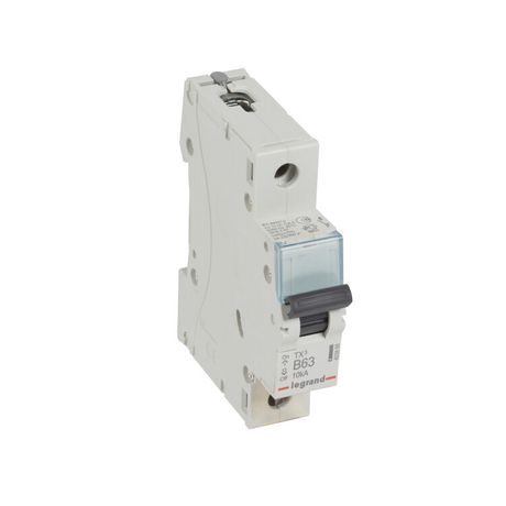 Автоматический выключатель TX 6000 - 10 кА тип характеристики B 1П 230/400 В~ 63 А 1 модуль 403866 Legrand